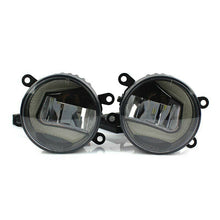 2PCS/set 9CM LED Fog Lamp Angel Eye Clear Lens Sun Light Front Bumper Lighting