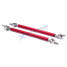 10 " to 13" Red Bumper Lip Splitter Strut Rod Tie Support Bars For Toyota 86