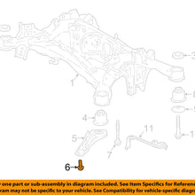 Lexus TOYOTA OEM 2018 LS500 REAR SUSPENSION-Bracket mount bolt 90119A0396