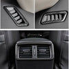 Car A/C Air Vent Cover Trim Carbon fiber look 3pcs For Nissan Rogue 2017 - 2020