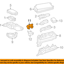 TOYOTA OEM 16-18 Prius 1.8L-L4 Fuse Relay-Side Cover 8266147020