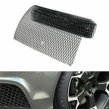 40x13inch Car Black Grille Mesh Net Sheet Aluminum Rhombic Auto Grill Universal