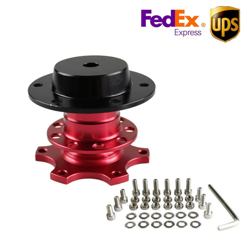 Racing Steering Wheel Quick Release Adapter Boss Kit Snap off Hub Aluminum Fedex