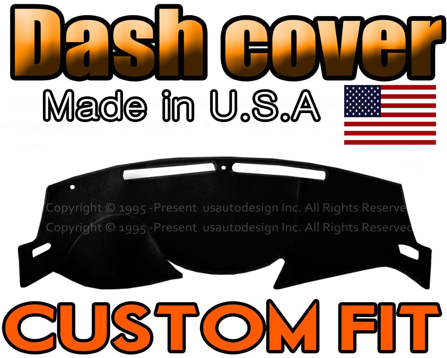 Fits 2014-2020 NISSAN ROGUE DASH COVER MAT DASHBOARD PAD / BLACK