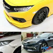 For 2016-2020 Honda Civic CLEAR Front Bumper Reflector Side Marker Lights Lamps