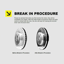 Fit 2015-2017 Mercedes-Benz CLS400 Rear Drilled Brake Rotors+Ceramic Brake Pads