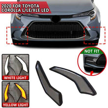 2X LED front bumper fog light DRL running light For Toyota Corolla 2020 L/LE/XLE