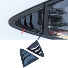 Carbon Fiber Style Side Vent Window Scoop Cover For Toyota Corolla 2019-2020