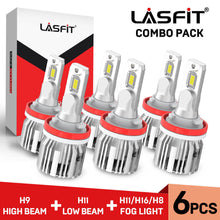 6x LASFIT H11 H9 H8 H16 LED Headlight for Nissan Altima 2016-2019 Maxima 17-2018