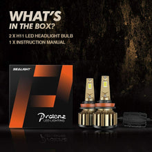 SEALIGHT P1 H11/H8/H9 LED Headlight Bulbs 6000K H11 Hi/Lo Beam Fog Light Bulbs