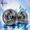 7 Inch Round Conversion Lamps Headlights Clear Lens Pair
