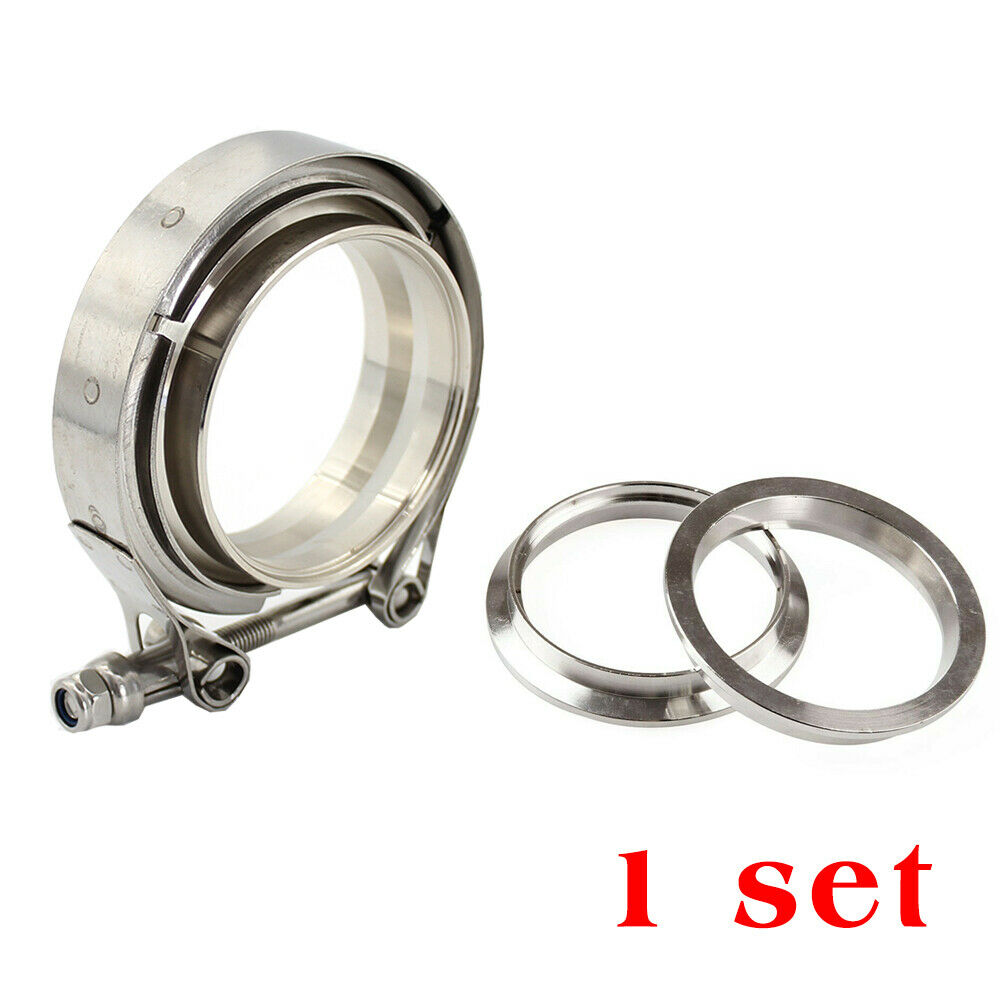 2.5'' SS 304 Stainless Steel V-Band Clamp M/F 2.5'' v band Exhaust Downpipe