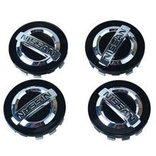 4-Piece Set 2-1/8" Black Wheel Center Cap Fit for Nsiaan