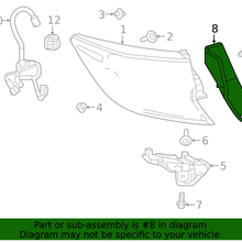 Genuine Toyota Tail Light Cover 81497-12010