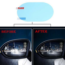 2Pcs Oval Car Anti Fog Rainproof Rearview Mirror Protective Film Car Accessories