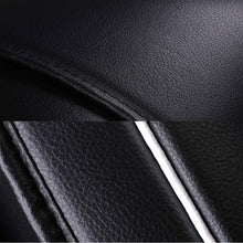 5D Car Seat Cover Cushions PU Leather 5-Sits Protector Black Interior Universal