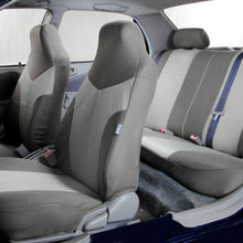 Universal Highback Seat Covers Full Cover Set For Auto Car SUV 2 Tone Gray