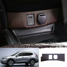 For Nissan Rogue 2014-2020 ABS Peach Wood grain interior Cigarette lighter Trim