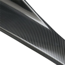 Carbon Fiber Style Car Rear Side Skirts Lip Splitter Winglet Diffuser Extension