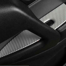 For Nissan Rogue 2014-2020 Silver Carbon Fiber Car Window lift panel switch Trim