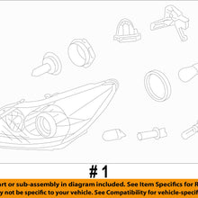 HYUNDAI OEM 12-14 Genesis-Headlight 921023M285