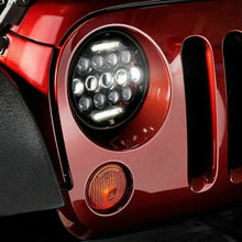 2x 7" Inch LED Headlight Hi/Lo Beam DRL For Jeep Wrangler JK TJ LJ 97-17 Rubicon