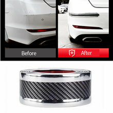 Car 5D Carbon Fiber Stickers Front Bumper Rubber Styling Door Sill Protector