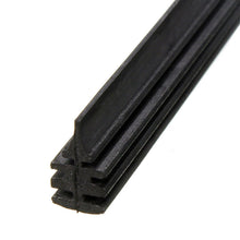 28″ Car Rubber Graphite Windshield Wiper Blade Refill Replace Accessories Black