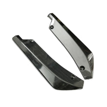 Sport Carbon Fiber Rear Bumper Fin Canard Splitter Diffuser Valence Spoiler Lips