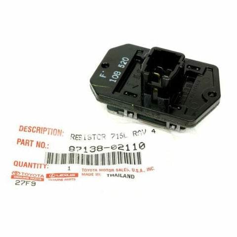 OEM NEW Blower Motor Resistor 09-19 Corolla 09-13 Matrix 09-18 RAV4 8713802110