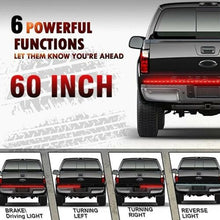 60" Truck Tailgate Strip Triple LED Sequential Turn Signal Brake Reverse Light