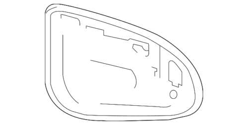 Genuine Toyota Mirror Glass 87961-02F30