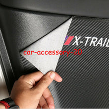 Carbon fiber Inner Door Anti Kick Pad Panel For Nissan Rogue X-Trail 2014-2020