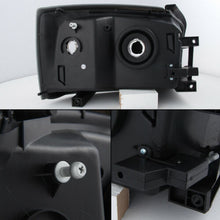 Fit 2005 2006 2007 Dodge Dakota Black Bezel Replacement Headlights L+R Headlamps