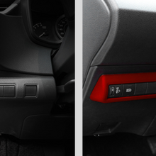 For Toyota Carolla 2019-2020 red headlight adjustment frame cover trim 1pcs