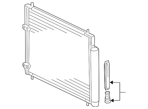 Genuine Toyota Condenser 88450-02330