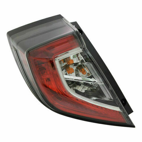 FIT FOR CIVIC HATCHBACK 2017 2018 2019 2020 TAIL LAMP OUTER LEFT DRIVER