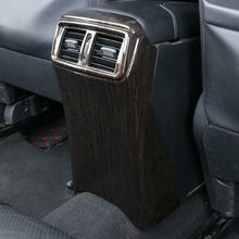 For Nissan Rogue 2014-2020 ABS Wood grain Rear Row Air outlets Anti-kick trim