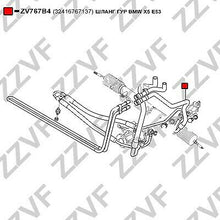 Power Steering Hose Pipe BMW:E53,X5 32416767137 32411096348