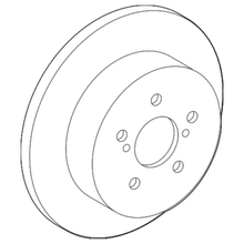 Genuine Toyota Disc Brake Rotor 42431-12310