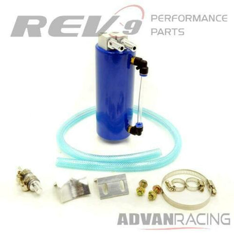 Rev9(AC-009-BLUE) Universal Aluminum Oil Catch Can 750ML for Toyota Corolla