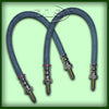 LAND ROVER SERIES 3 SWB/LWB FRONT BRAKE HOSE SET TO`80 (RTC5903X2)