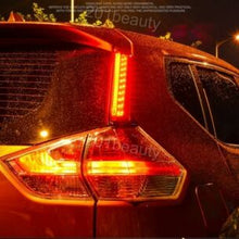 2x Rear Window pillar Side Cover trim LED Brake light for Nissan Rogue 2014-2021