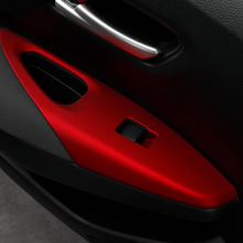 For Toyota Carolla 2019-2020 red Window lift panel switch cover trim 4pcs