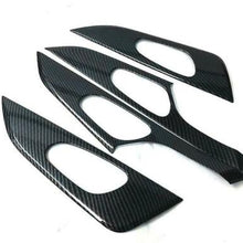 For Nissan Rogue 2014-20 ABS Carbon Fiber Car inner door handle panel Cover Trim