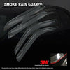 Black Horse Fits 14-20 Nissan Rogue Window Vent Visor Smoke Rain Guard 14NSRG-14