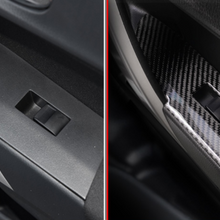 For Toyota Corolla 2014-2019 Carbon Fiber Window Lift Panel Switch Cover Trim