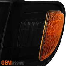 Fits 2000-2004 Toyota Tundra Regular | Access Cab [Black Smoke] Headlights Pair