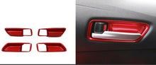 For Toyota Corolla 2019-2020 red ABS Interior door bowl sticker trim 4PCS