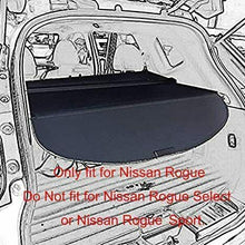 For 2014-2020 Nissan Rogue Cargo Cover Rear Trunk Shade Security Luggage Shield